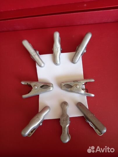 Советские алюминиевые прищепки