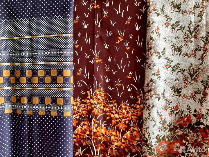 Отрезы купонная ткань СССР