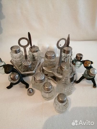 Солонки-обезьянки, набор для специй СССР