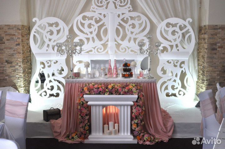 Ажурная стеночка для декора