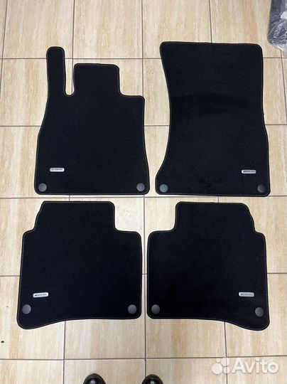 Мерседес W222 Long велюровые автоковрики