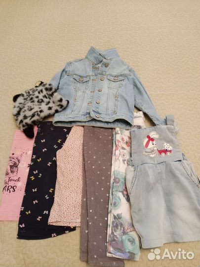 Детские вещи пакетом для девочки 110 116