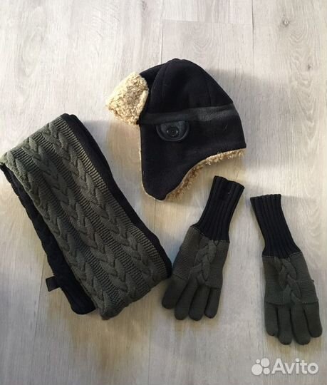 Комплект шапка Gap, шарф и перчатки Mexx 134-152см
