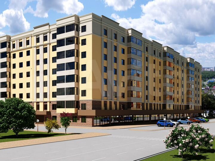 2-к. квартира, 72,6 м², 4/8 эт.