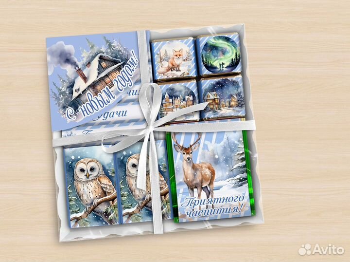 Шокобокс, наборы из конфет и шоколада, чая