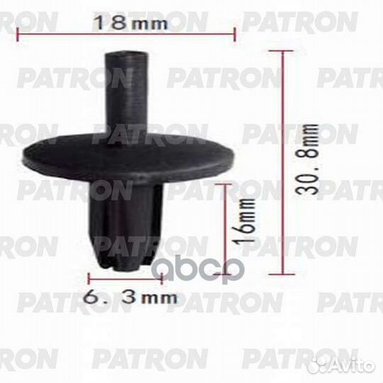 Клипса пластмассовая Chevrolet, Chrysler, Daewo