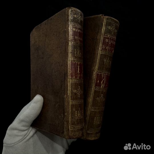 Антикварные книги 19 века, 1802 год, комплект