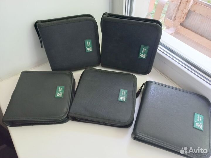 Кейсы (сумки-футляры) для дисков 5 штук
