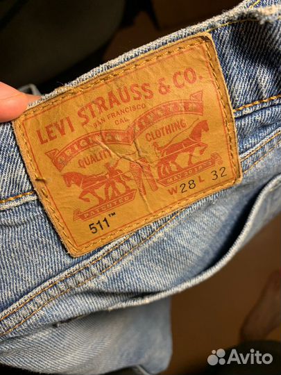 Джинсы мужские levis 511