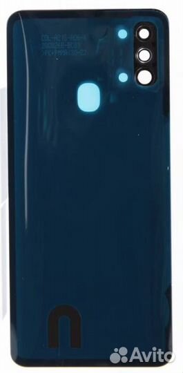 Задняя крышка для Samsung A217F (A21s) Синяя (Со с
