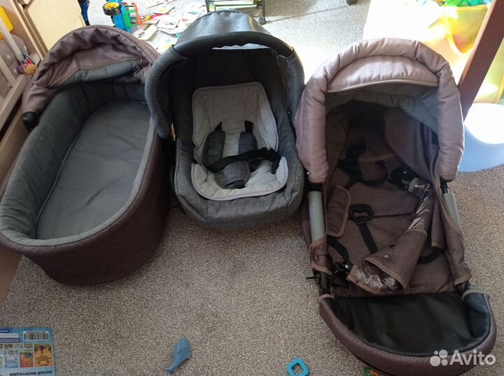 Коляска 3 в 1 baby merc q9