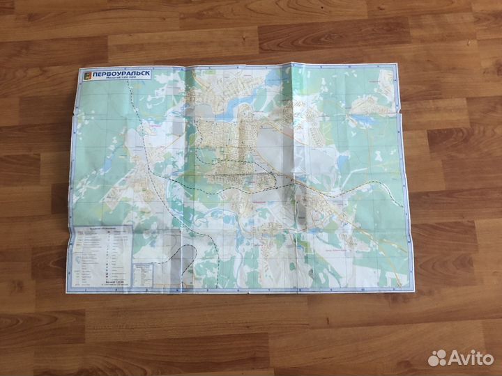 Карта города Первоуральска