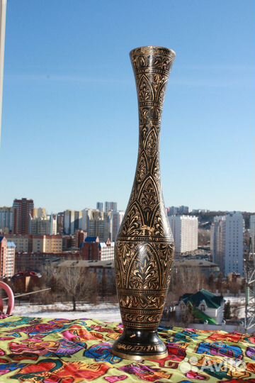 Ваза латунь Индия 44 см