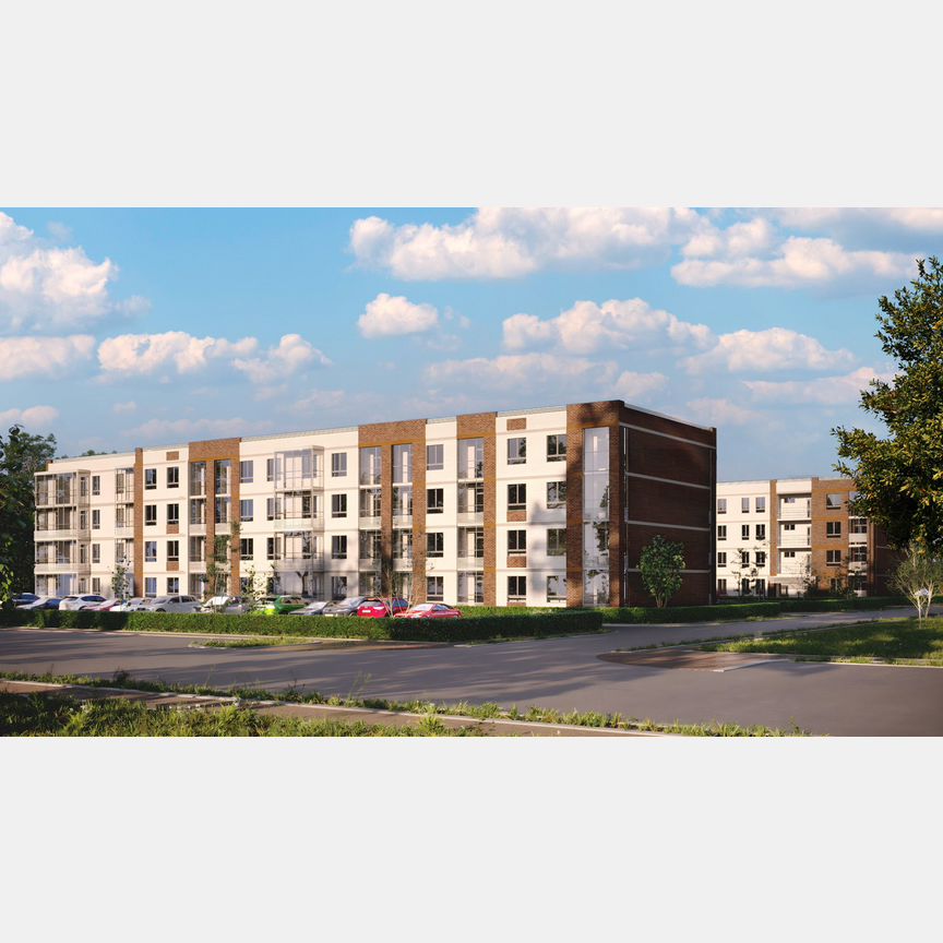 2-к. квартира, 57,4 м², 1/4 эт.