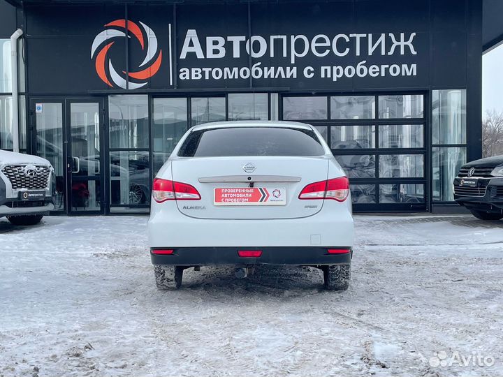 Nissan Almera 1.6 МТ, 2015, 188 000 км