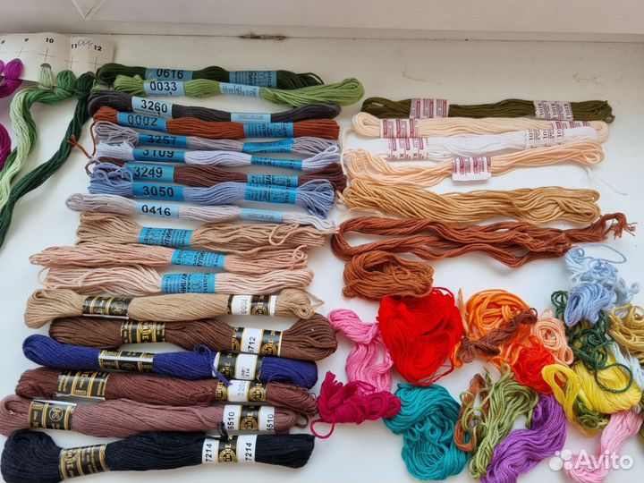 Нитки мулине пакетом