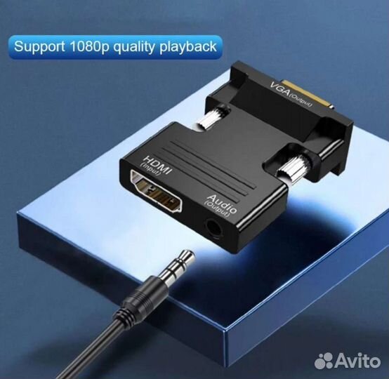 Переходник hdmi VGA конвектор AUX