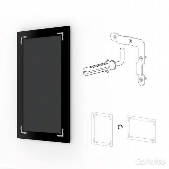 Зеркало Evoform Exclusive-G 156х74 Медный эльдора