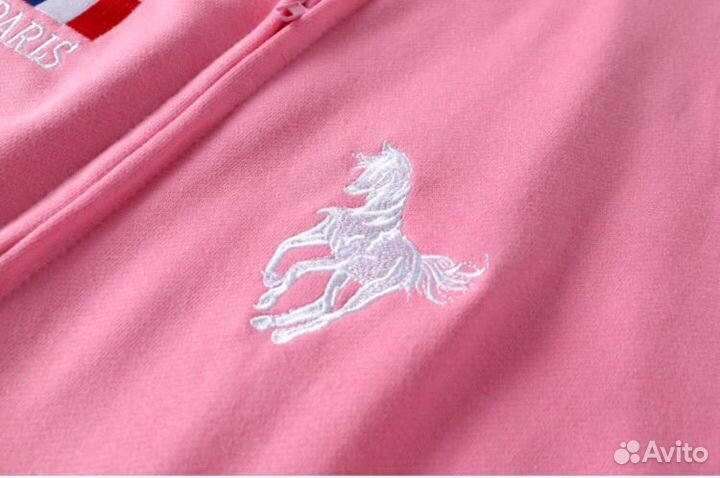 Balenciaga Polo Pink Zip-Up Hoodie Розовое Худи