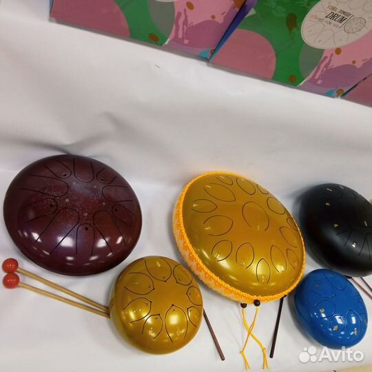 Глюкофоны, язычковые барабаны