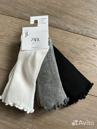 Носки zara 31/33 упаковка 3 шт