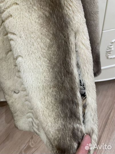 Шуба норковая с капюшоном 42 44