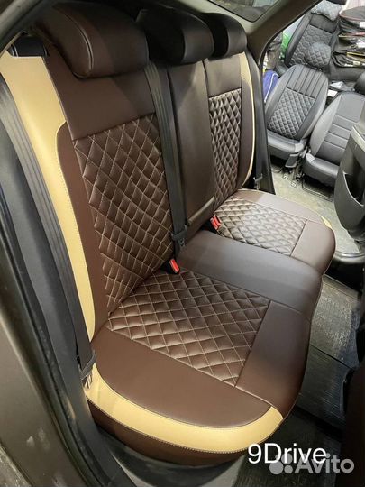 Авто чехлы на сидения с рисунком и установкой