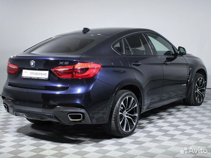 BMW X6 3.0 AT, 2017, 107 500 км