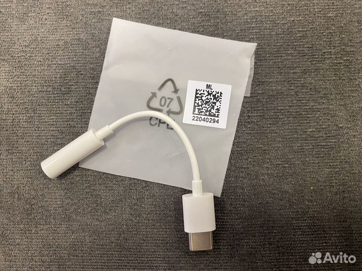 Переходник Huawei USB Type-C - 3.5 m jack оригинал