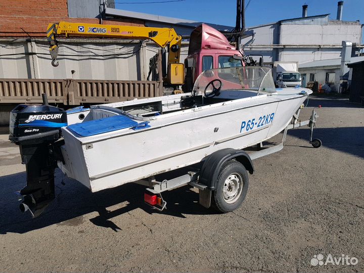 Прогресс2м с двигателем Меркури 25seapro