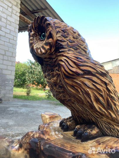 Сова из дерева