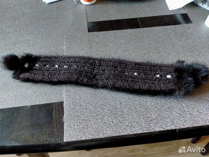 Норковая повязка на голову