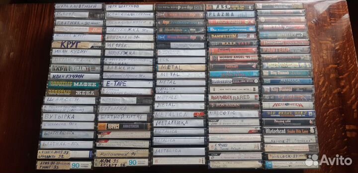 Аудиокассеты Metal, Шансон, и.т.д