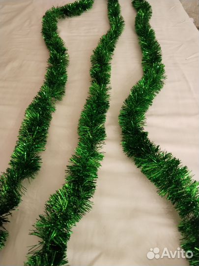 Новогодняя мишура 3 шт