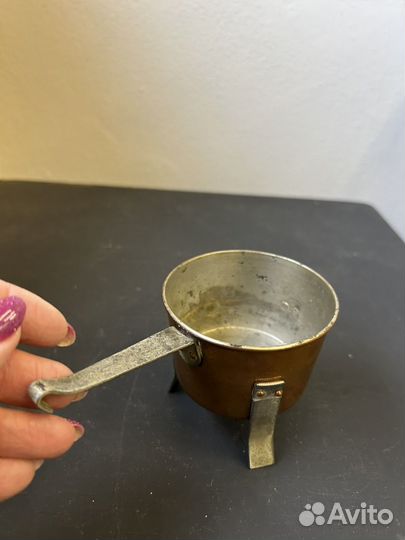 Медный ковшик, винтаж, Швеция