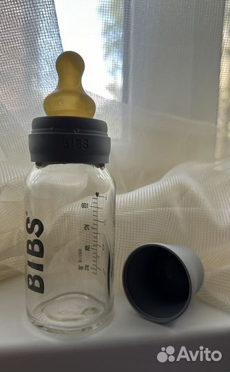 Бутылочка bibs стекло 110мл