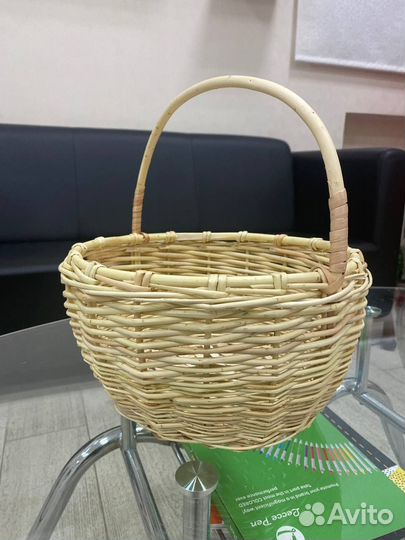 Корзины плетеные с ручкой