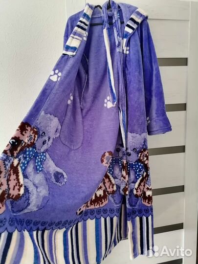 Халат новый махровый банный в пол