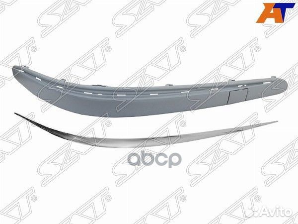 Молдинг бампера mercedes W211 02-06 RH хром