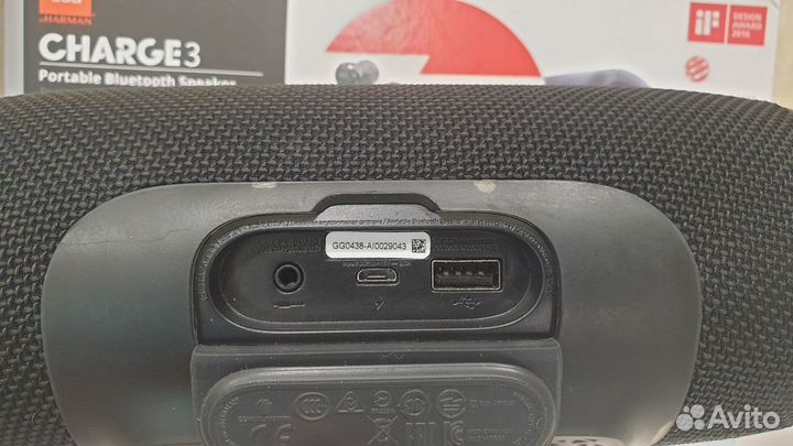 Беспроводная колонка jbl charge 3