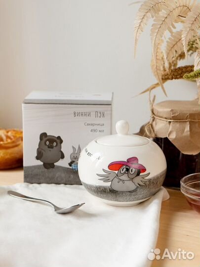 Сахарница Винни Пух 490мл фарфор