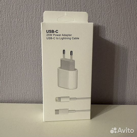 Зарядное устройство для iPhone 25W lightning