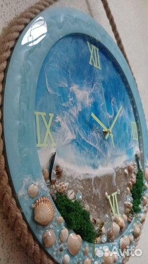 Часы из эпоксидной смолы