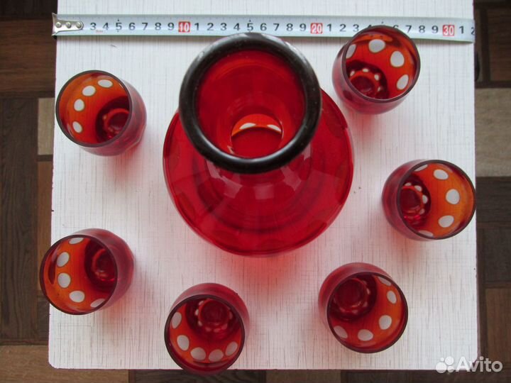 Графин с рюмками СССР