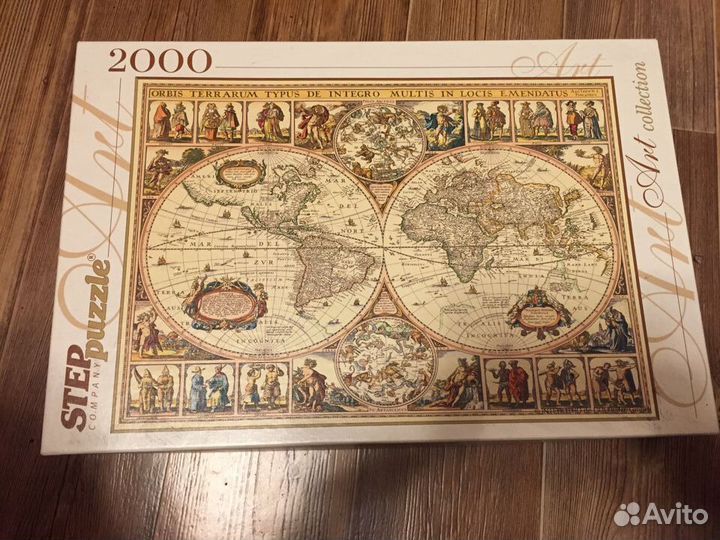 Пазл Историческая карта мира