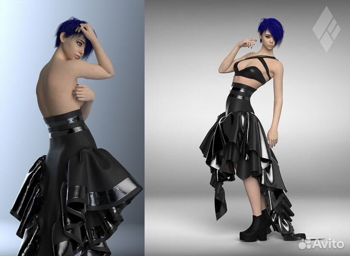 Визуализация одежды в 3D, виртуальная примерка