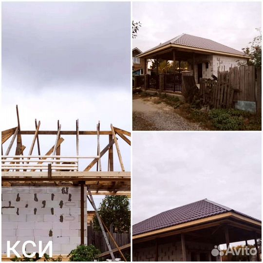 Кровля. Кровельные работы.Фасады. Заборы