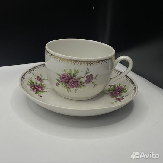 Чайная пара дфз Вербилки до 50-х г СССР (сзр)