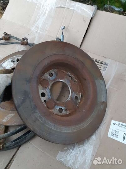 Задние тормозные диски+троса ручника хонда аккорд8