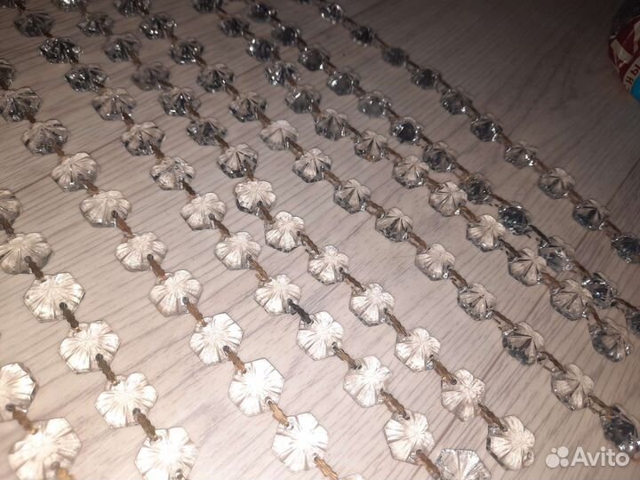 Хрустальные подвески и плафоны для люстры